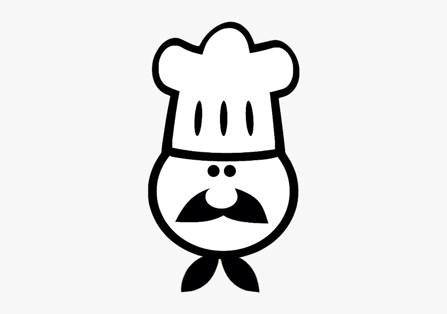 Chef Clipart Black And White, Transparent Clipart