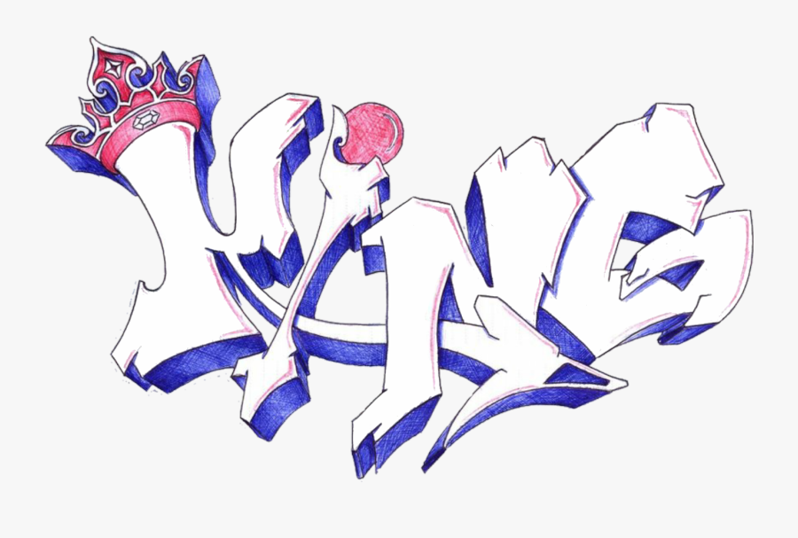 Drawn Graffiti King Crown - Graffiti King Crown Drawing, Transparent Clipart