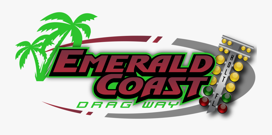 Emerald Coast Dragway Logo, Transparent Clipart