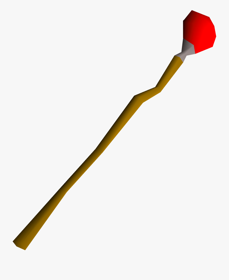A Mystic Fire Staff Is The Most Powerful Fire Elemental - Staff Of Air, Transparent Clipart