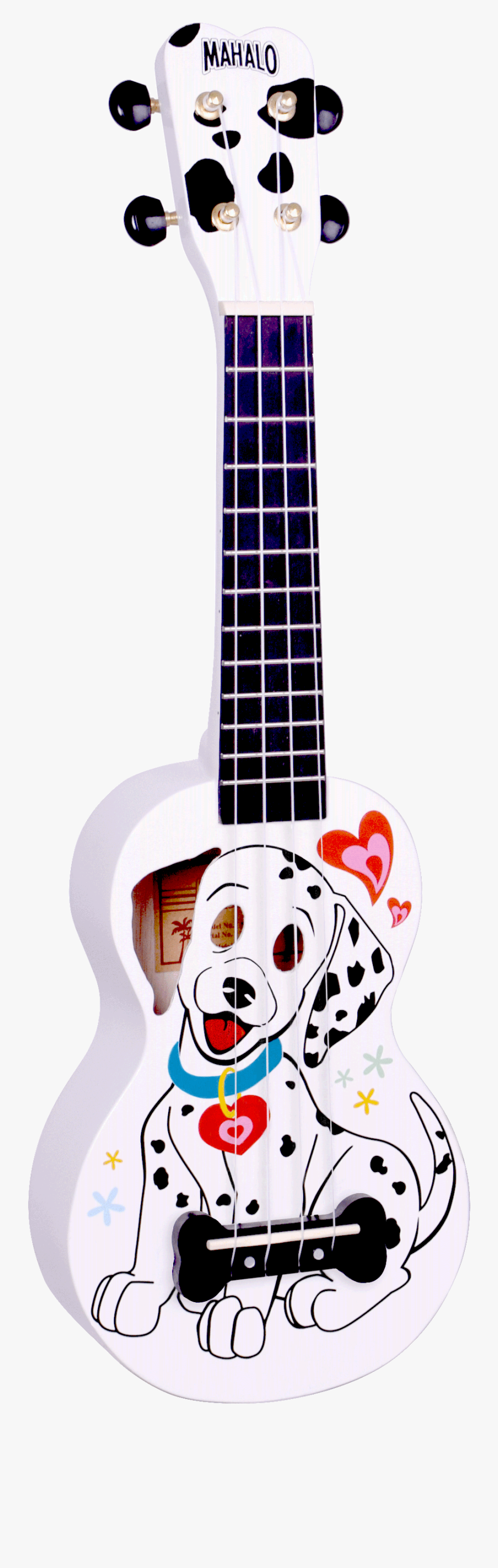 Ukulele Clipart Mahalo - Mahalo Ukulele Dalmatian, Transparent Clipart
