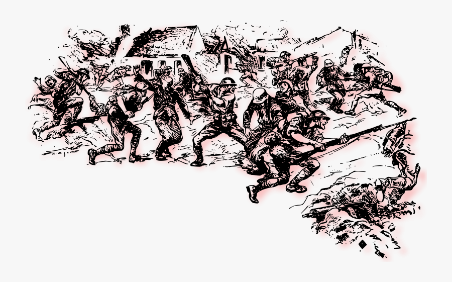 World War I Soldiers Clip Art Download - Second World War Png, Transparent Clipart