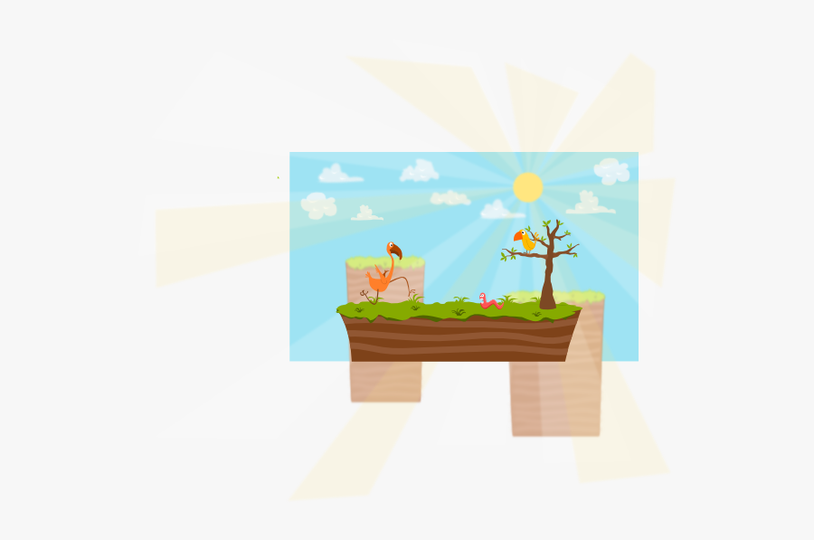 Tropical Island Clip Art, Transparent Clipart