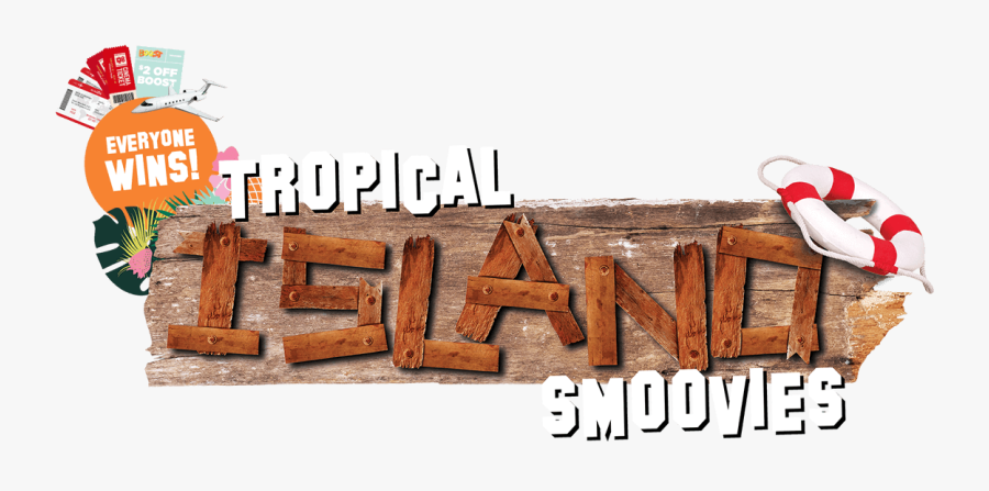 Tropical Island Smoovie - Boost Juice Win Tropical Island, Transparent Clipart