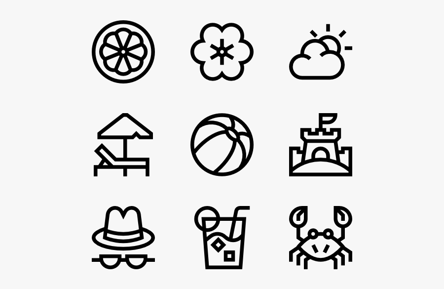 Tropical - Design Vector Icon, Transparent Clipart