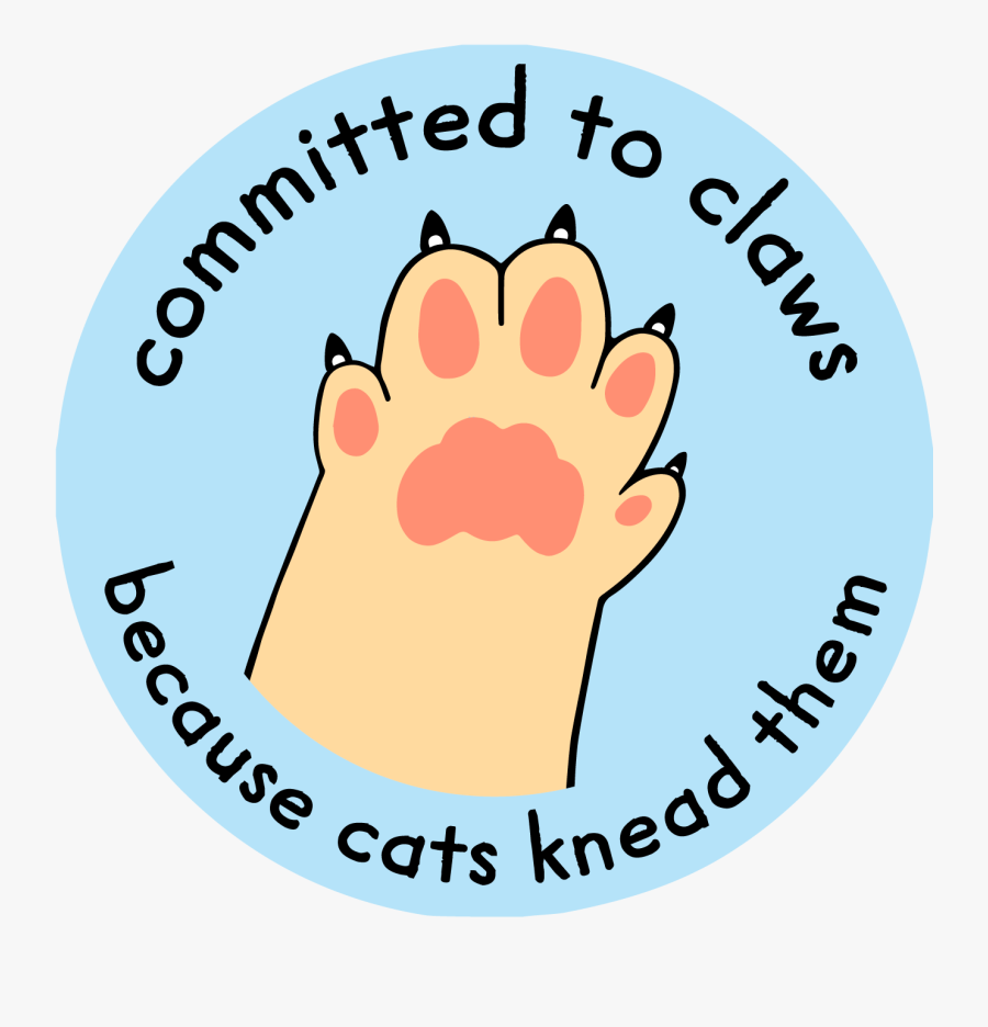 Ctc Logo, An Orange Cat Paw With Claws Is Ready For, Transparent Clipart
