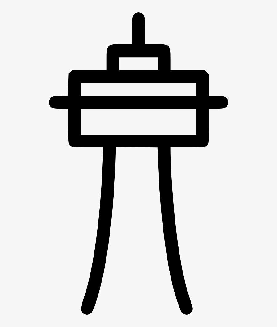Space Needle - Icon, Transparent Clipart