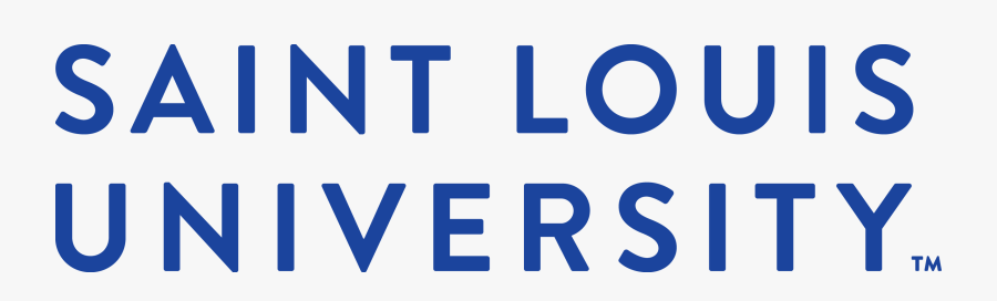 Saint Louis University Wordmark, Transparent Clipart