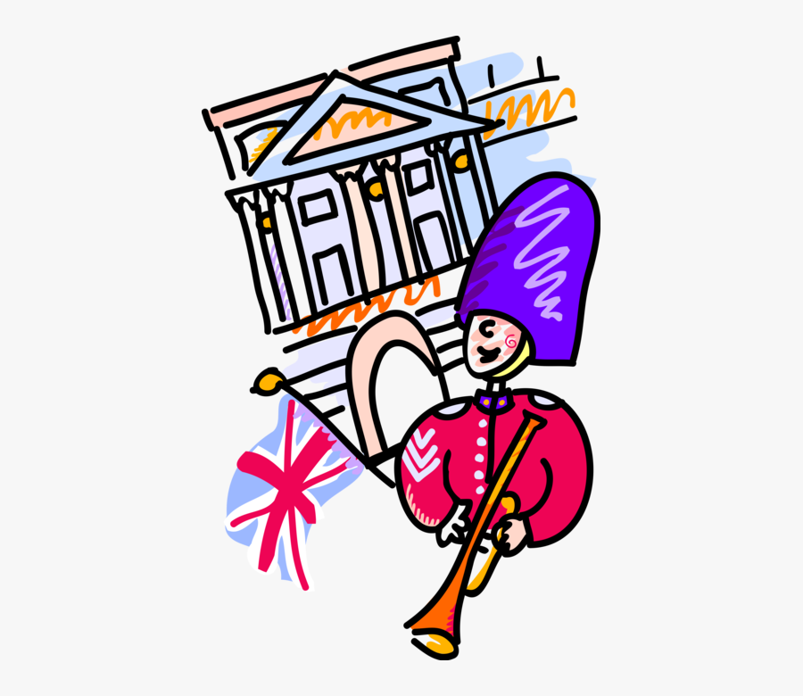 London Clipart Guards Buckingham Palace, Transparent Clipart