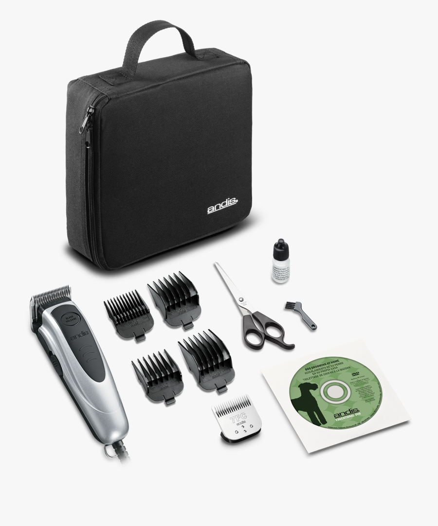 Andis Animal Groom Perfect Adjustable Blade Pet Clipper - Combo Andis Clippers Set, Transparent Clipart