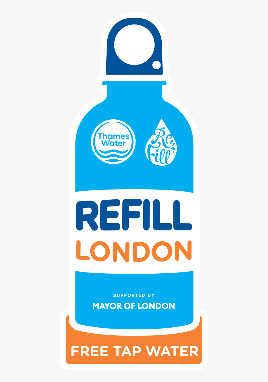 Thames Water Refill London, Transparent Clipart