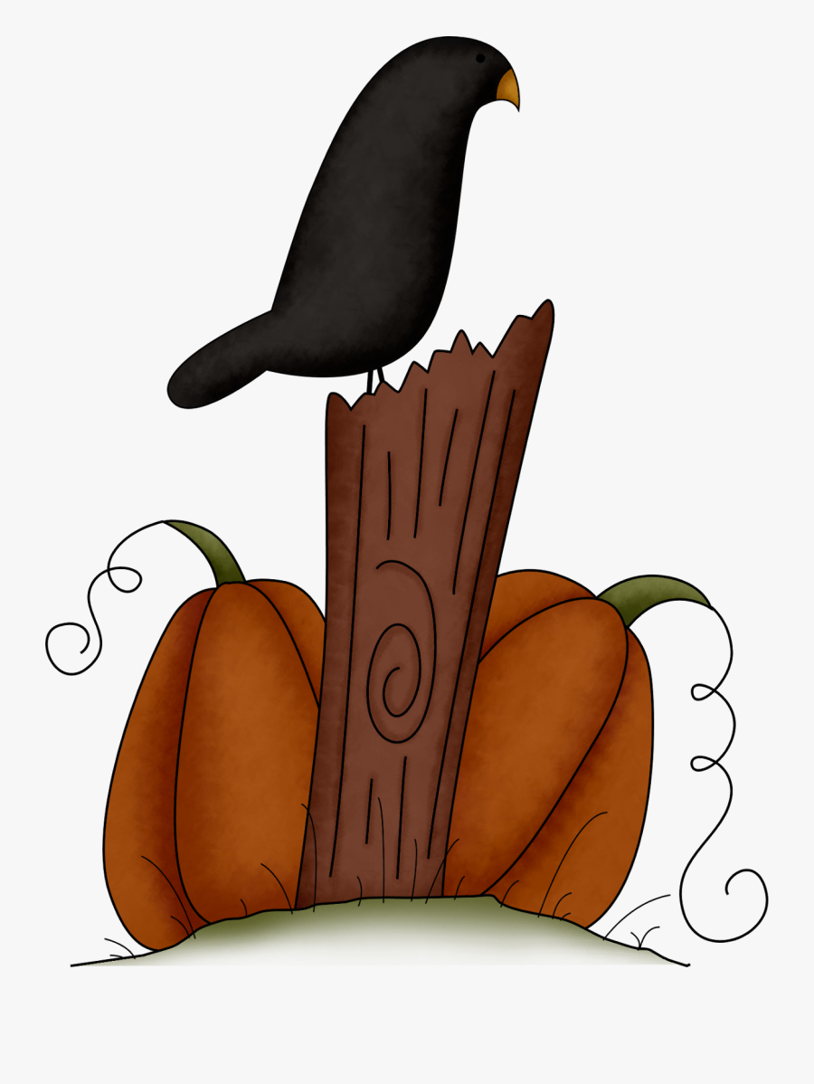 Prim Country Clip - Fall Primitive Animated Clipart, Transparent Clipart