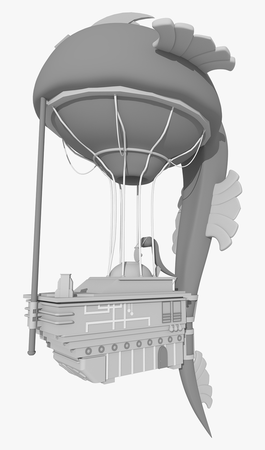 Blimp, Transparent Clipart