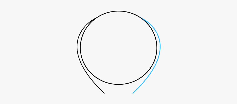 How To Draw Hot Air Balloon - Circle, Transparent Clipart