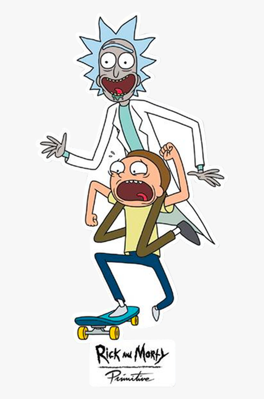 Rick And Morty Skate, Transparent Clipart