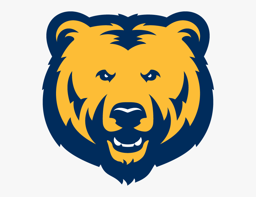 Bear Head Logo - University Of Northern Colorado Mascot, Transparent Clipart
