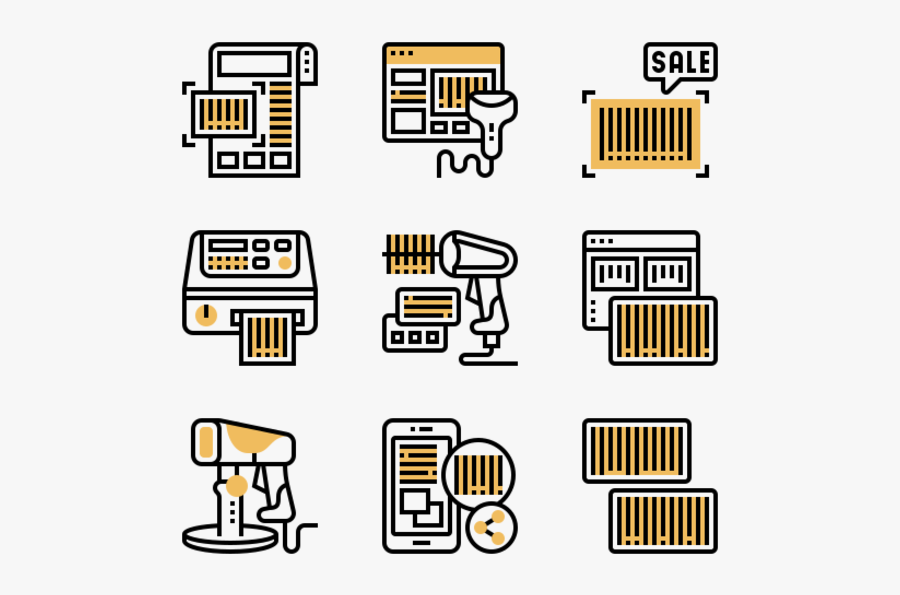 Barcode And Qr Code - Fuente De Ingresos Icono Png, Transparent Clipart