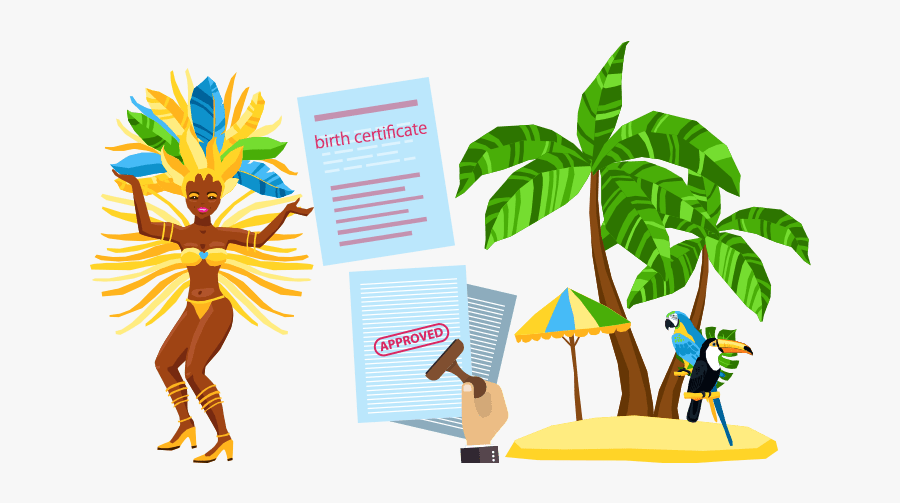 Birth Certificate Translation Brasil - Carnaval De Rio De Janeiro Png, Transparent Clipart