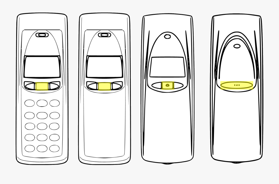 Feature Phone, Transparent Clipart