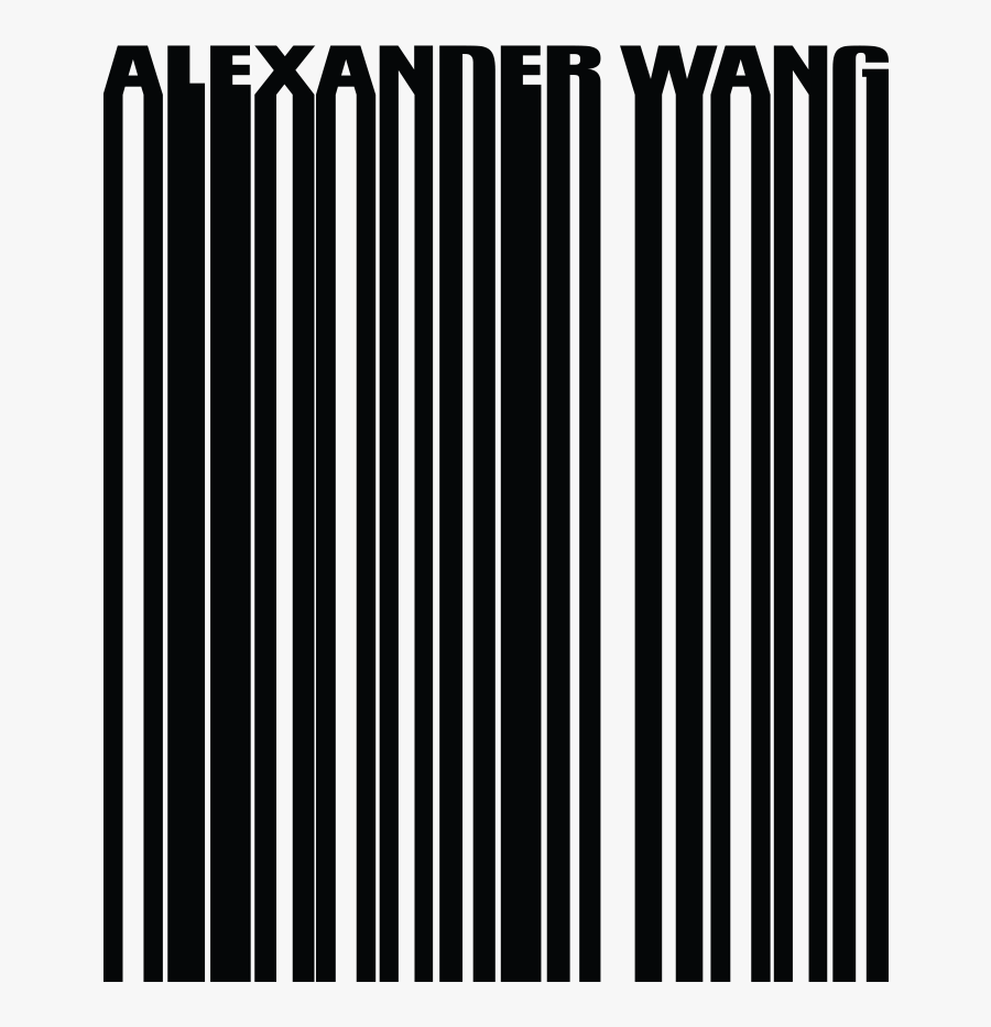 Barcode Vector Art - Alexander Wang Barcode Logo, Transparent Clipart