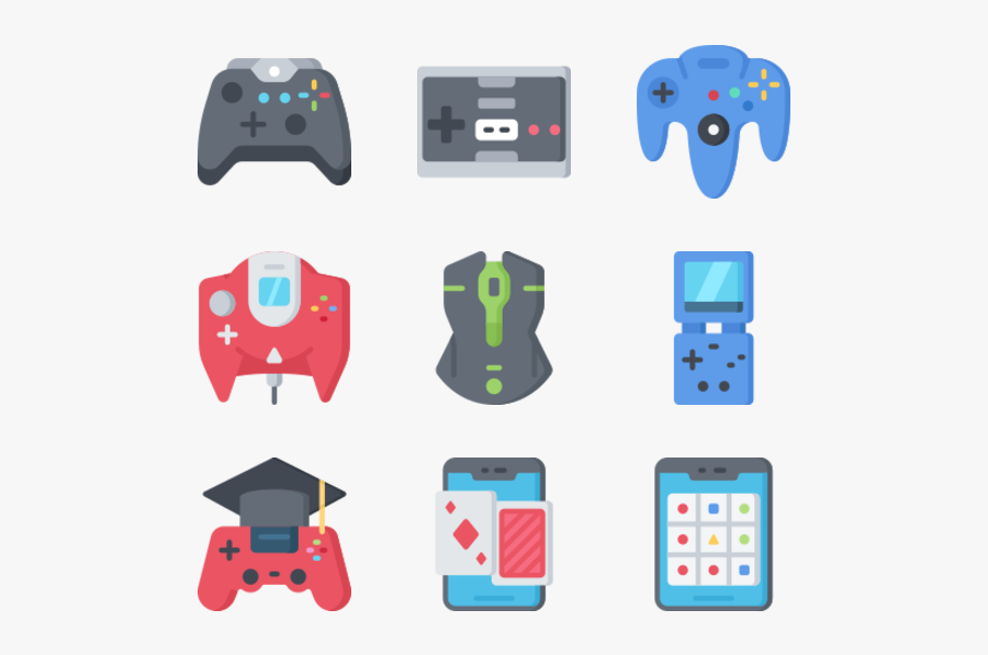 Game Controller, Transparent Clipart