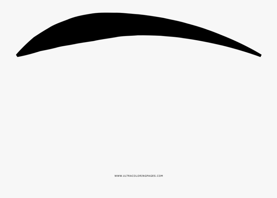 Eyebrow Coloring Page - Illustration, Transparent Clipart