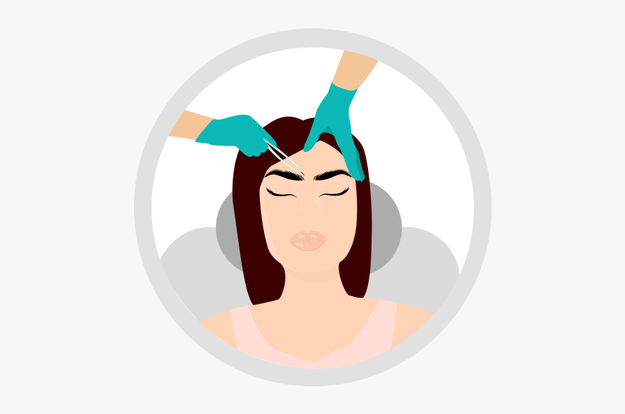 Eyebrow Transplant - Hair Eyebro Transplant Animation, Transparent Clipart