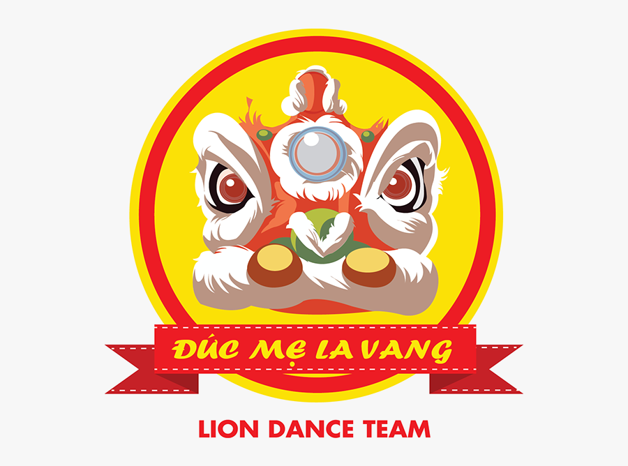 Lion Dance Team Logo, Transparent Clipart