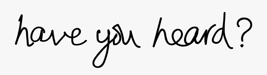 Calligraphy, Transparent Clipart