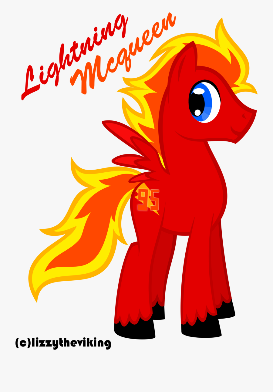 Mlp Lightning Mcqueen, Transparent Clipart