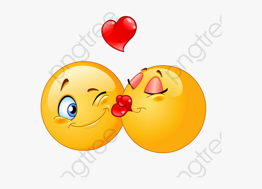 Love Clipart Kiss - Kissing Emoji, Transparent Clipart