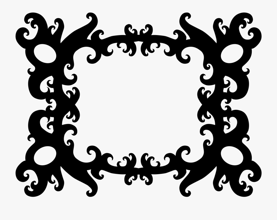Swirly Frame Clip Arts - Portable Network Graphics, Transparent Clipart