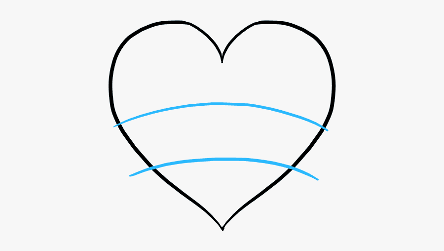 How To Draw Mother"s Day Heart - Heart, Transparent Clipart