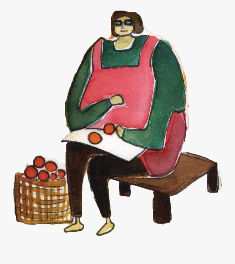 Grandmother - Cartoon, Transparent Clipart