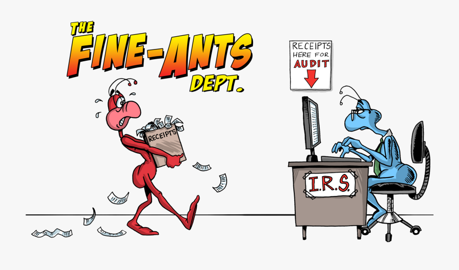 Fine-ants Receipts - Cartoon, Transparent Clipart
