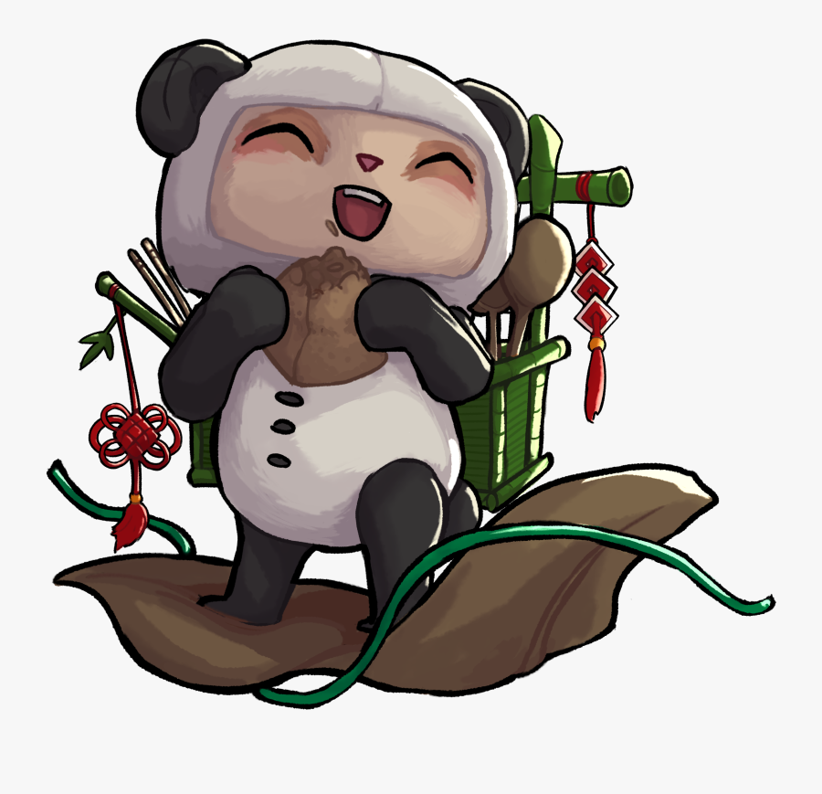 Panda Teemo, Transparent Clipart