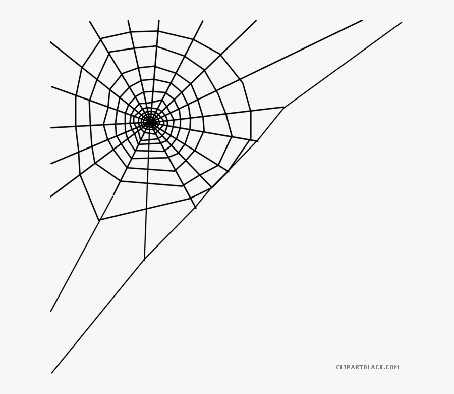 Corner Spider Web Png, Transparent Clipart
