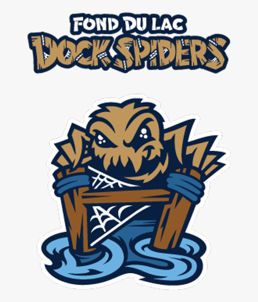 Fond Du Lac Dock Spiders Logo, Transparent Clipart