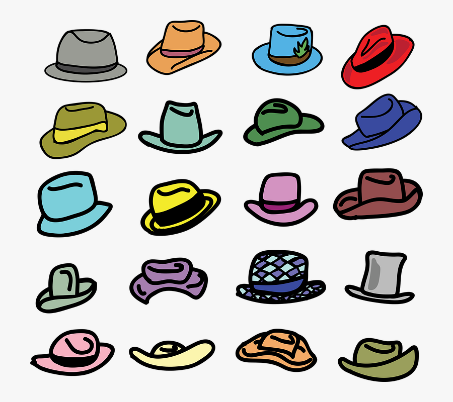 Hat, Dress, Fashion, Elegance, Lifestyle - Collection Clipart, Transparent Clipart
