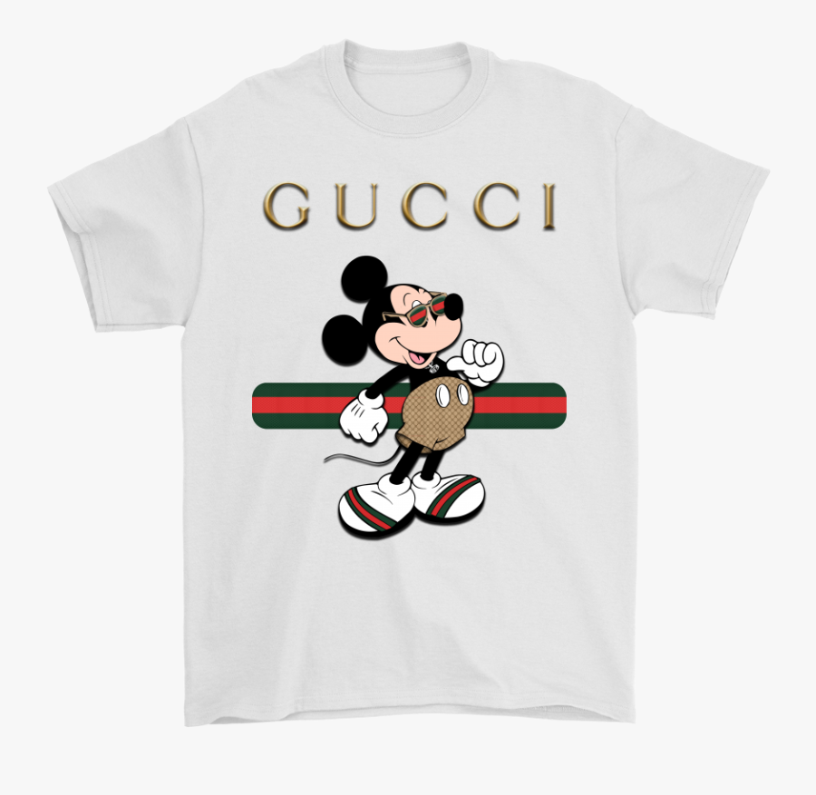Gucci Shirt Mickey Mouse, Transparent Clipart