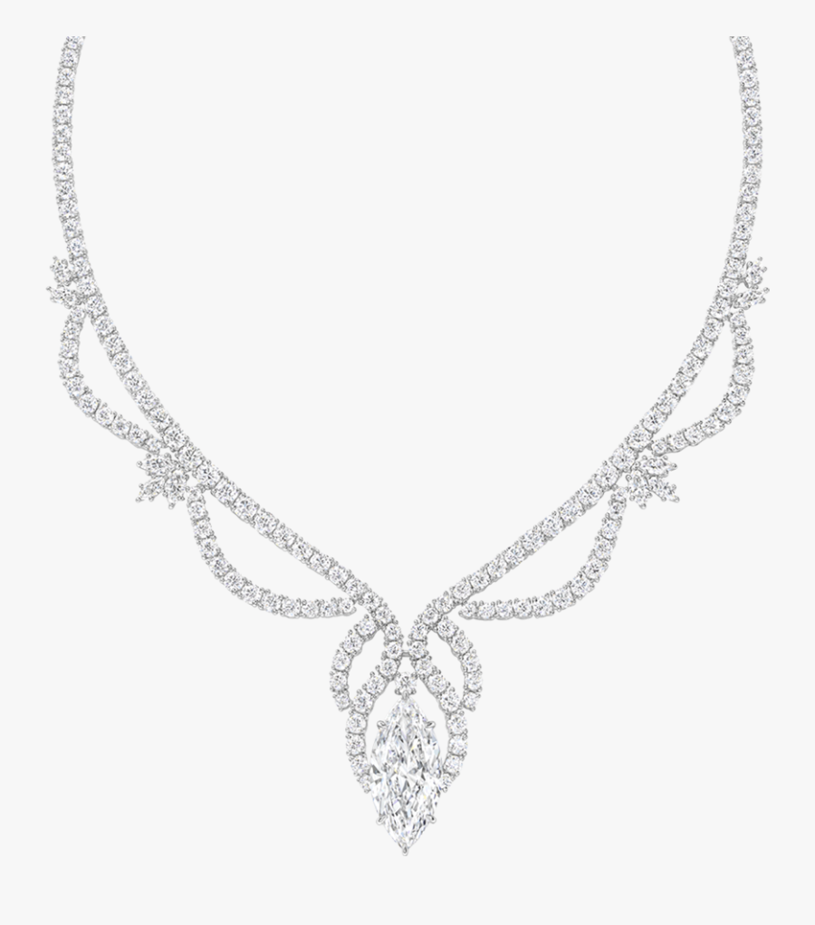 A Spectacular Diamond Necklace From The Legacy Collection - Harry Winston Legacy Necklace, Transparent Clipart