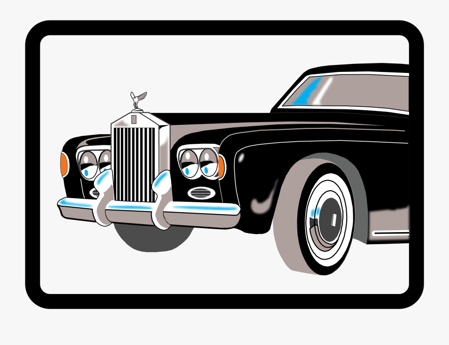 Classic Car,antique Car,classic - Clip Art Rolls Royce, Transparent Clipart