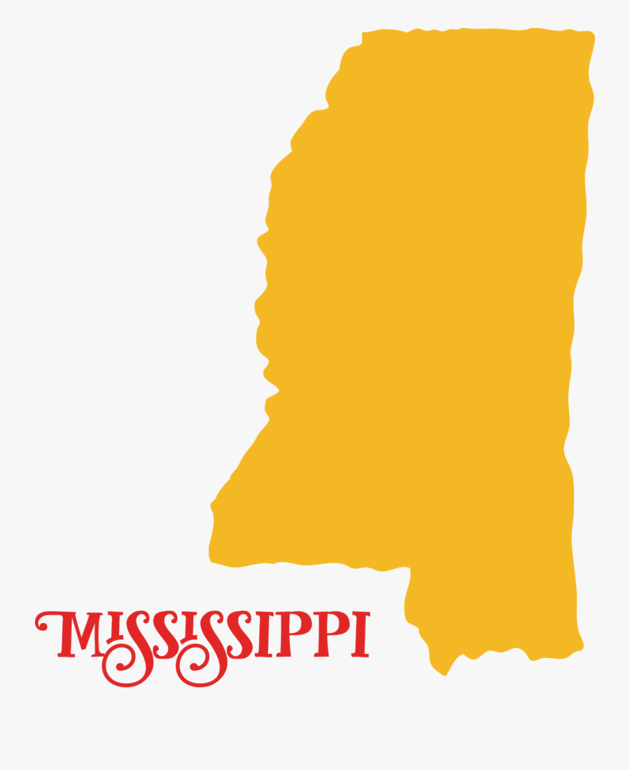 Mississippi Svg Cut File, Transparent Clipart