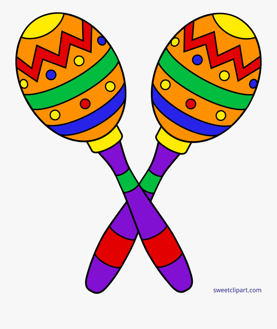 Transparent Sombrero Clipart - Maracas Clipart, Transparent Clipart