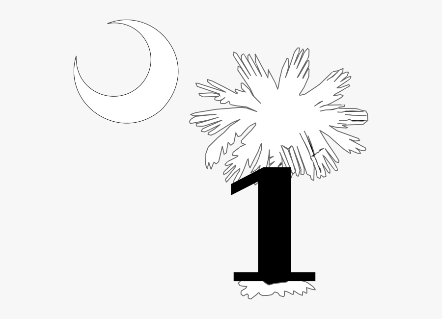 South Carolina Palmetto Tree Clipart, Transparent Clipart