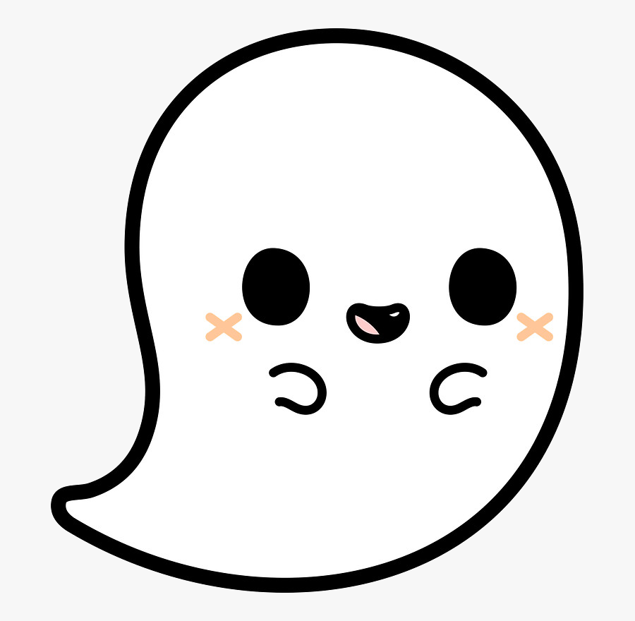 Ghost Cute Clipart Free Best On Transparent Png - Ghost Cute, Transparent Clipart