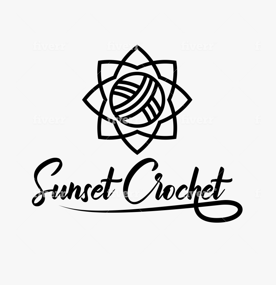 Sunset Crochet, Transparent Clipart