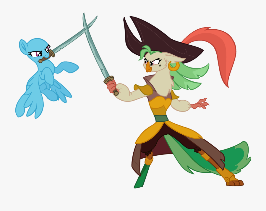 Battle Clipart Sword Fight - Mlp Movie Captain Celaeno Base, Transparent Clipart