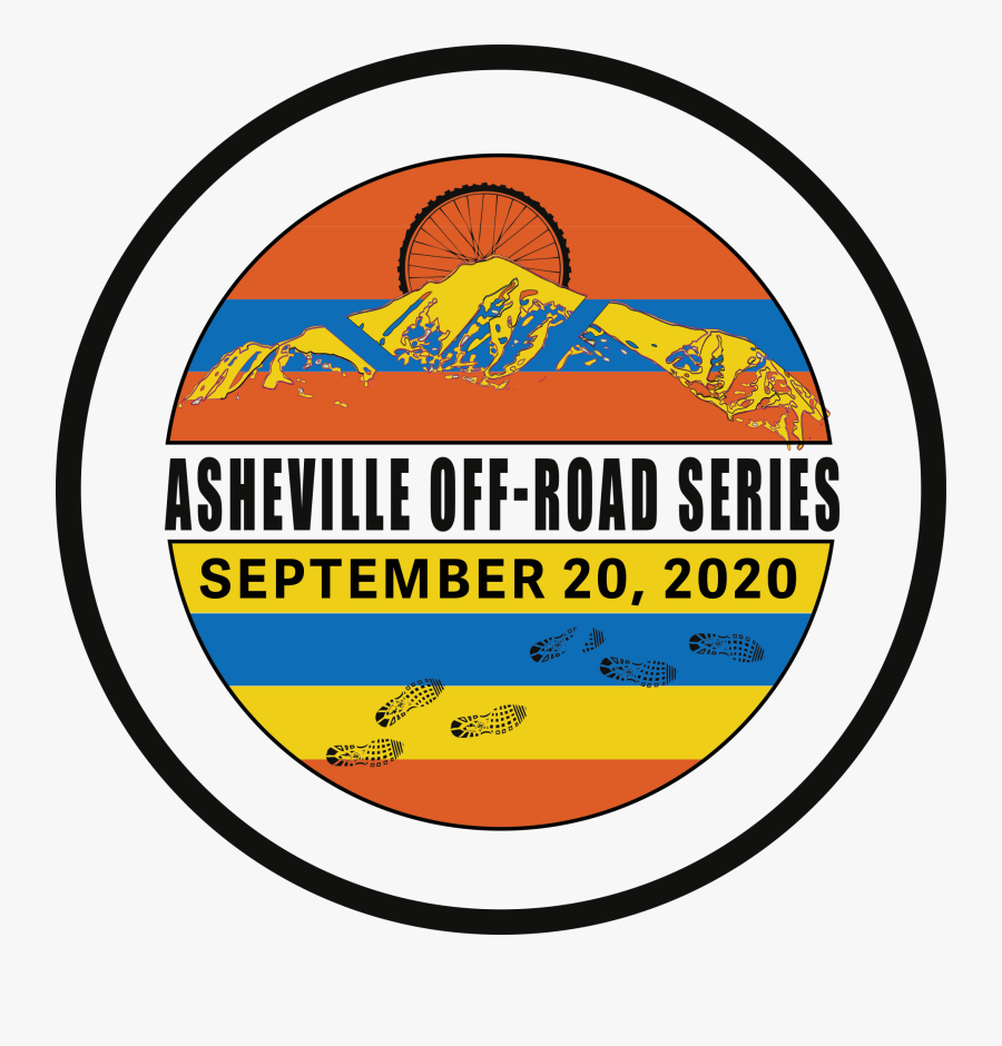 Asheville Duathlon, 10k Off-road Run, & Gravel Grinder - Circle, Transparent Clipart