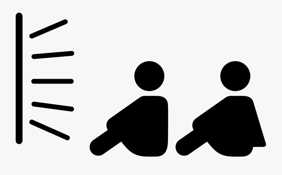 Couple Of Brothers Sitting Watching Tv - Watching Tv Silhouette Png, Transparent Clipart
